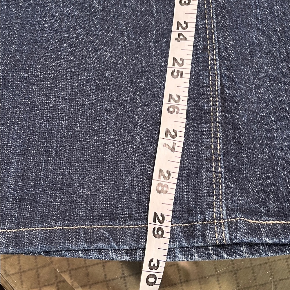 Levi's 526 Slender Boot Cut Jeans 29x30 Dark Wash Y2K Western Flap Pocket - Picture 9 of 9